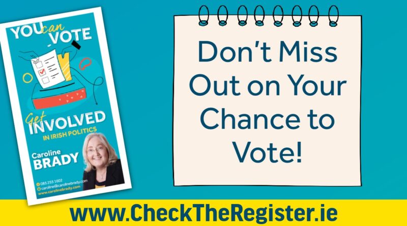 You Can Vote www.checktheregister.ie